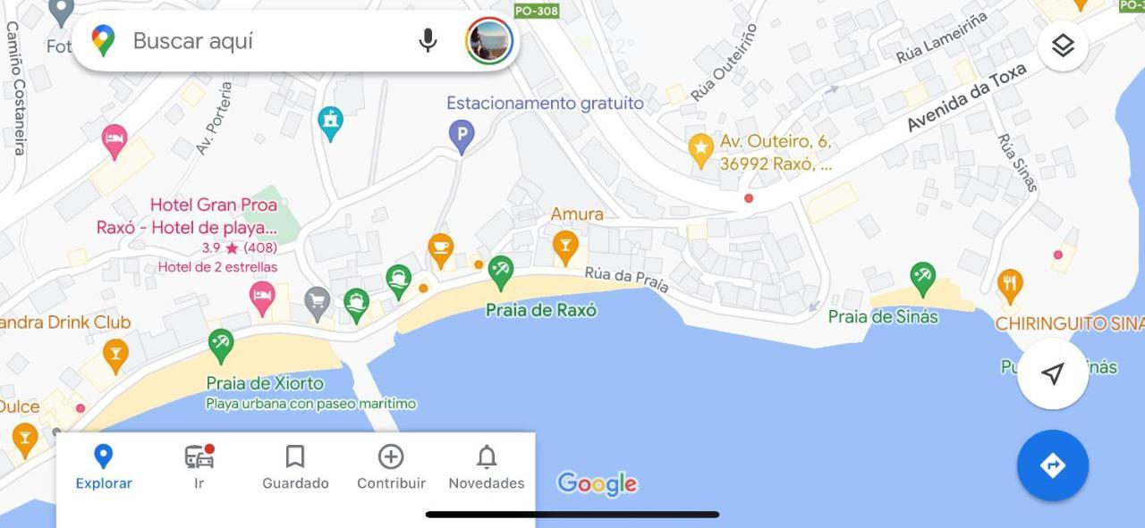 Apartamento Lb, Vistas A La Ria Raxó Esterno foto