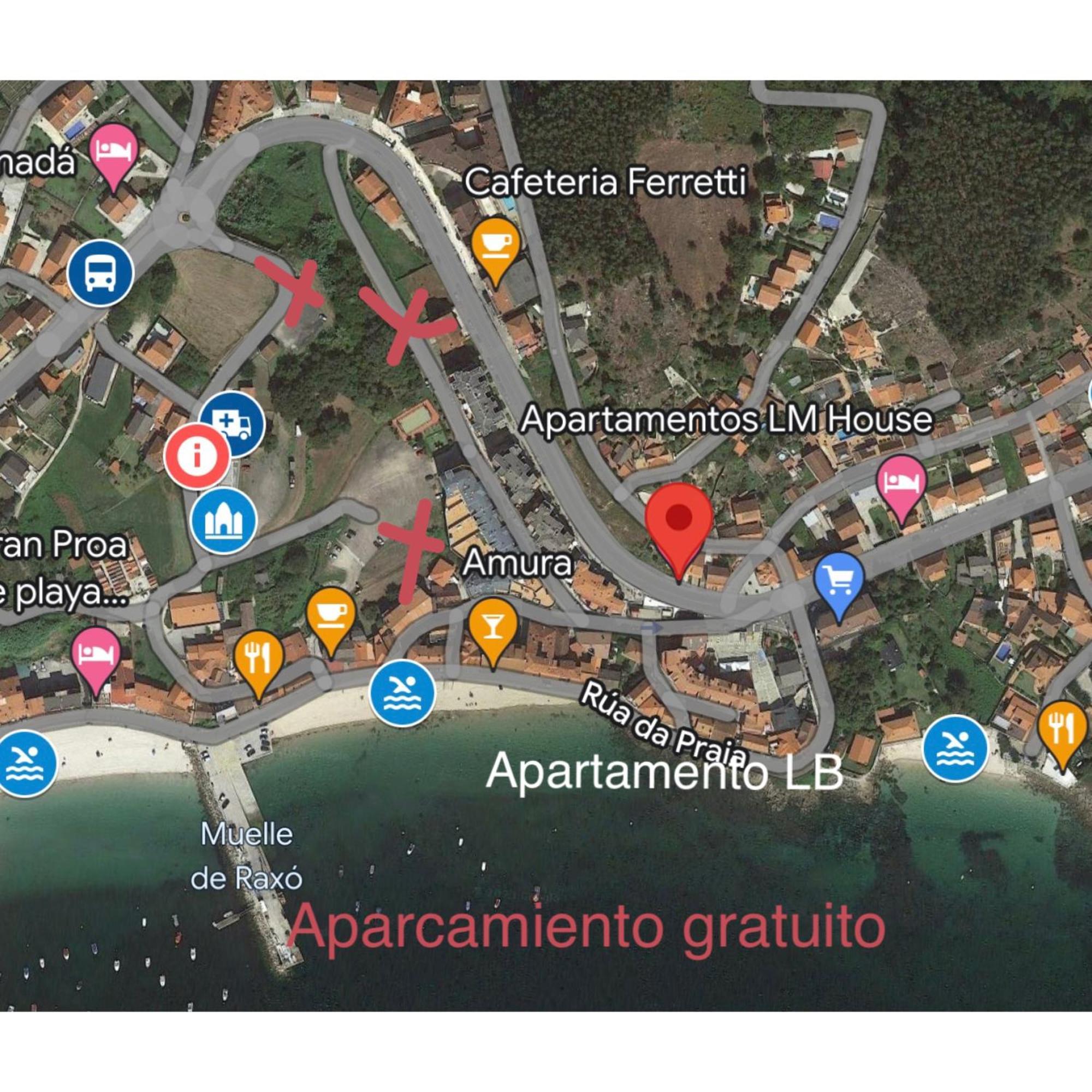 Apartamento Lb, Vistas A La Ria Raxó Esterno foto